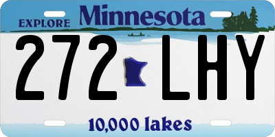 MN license plate 272LHY
