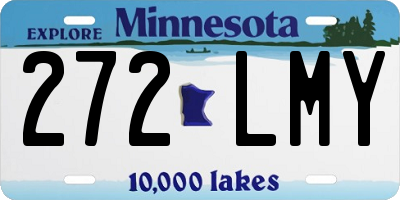 MN license plate 272LMY