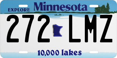 MN license plate 272LMZ