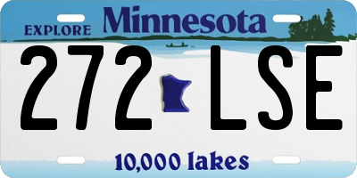 MN license plate 272LSE