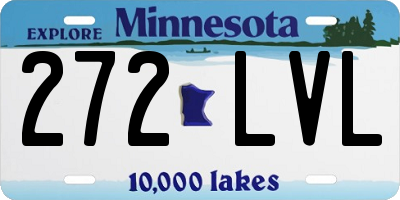 MN license plate 272LVL