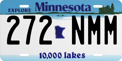 MN license plate 272NMM