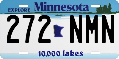MN license plate 272NMN