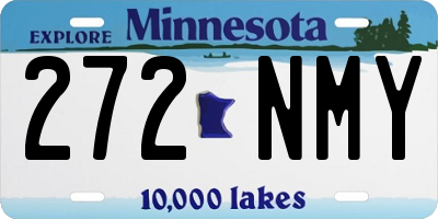 MN license plate 272NMY