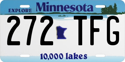 MN license plate 272TFG