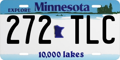 MN license plate 272TLC