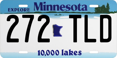 MN license plate 272TLD