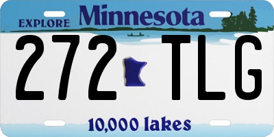 MN license plate 272TLG
