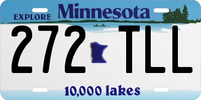 MN license plate 272TLL