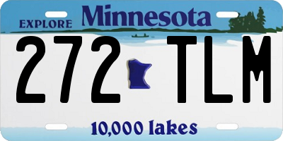 MN license plate 272TLM