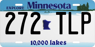 MN license plate 272TLP