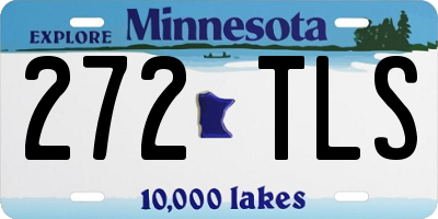 MN license plate 272TLS