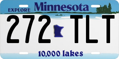 MN license plate 272TLT