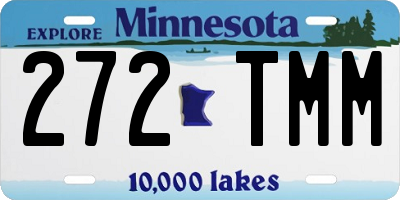MN license plate 272TMM