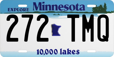 MN license plate 272TMQ