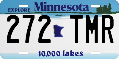 MN license plate 272TMR