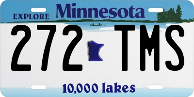 MN license plate 272TMS