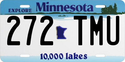 MN license plate 272TMU