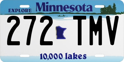 MN license plate 272TMV