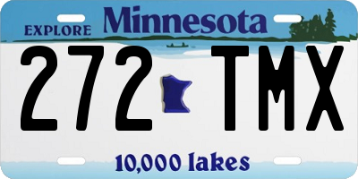 MN license plate 272TMX