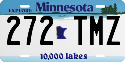 MN license plate 272TMZ