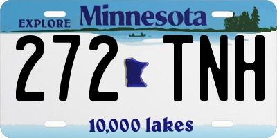 MN license plate 272TNH