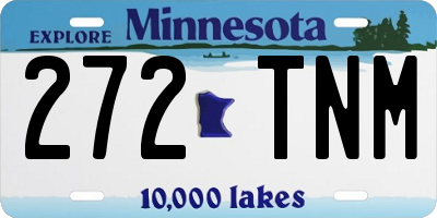 MN license plate 272TNM
