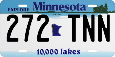 MN license plate 272TNN