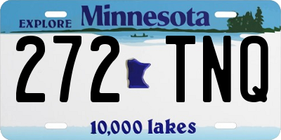 MN license plate 272TNQ