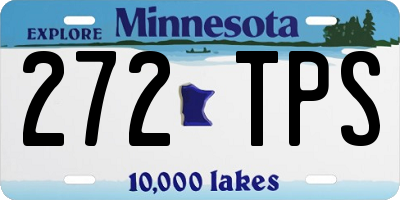 MN license plate 272TPS