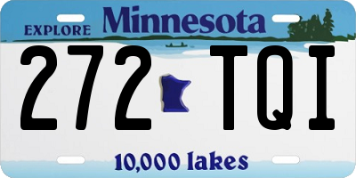 MN license plate 272TQI
