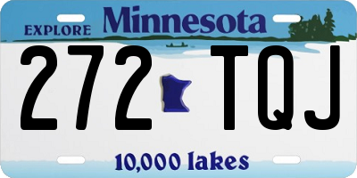 MN license plate 272TQJ