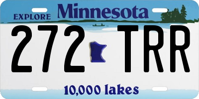 MN license plate 272TRR