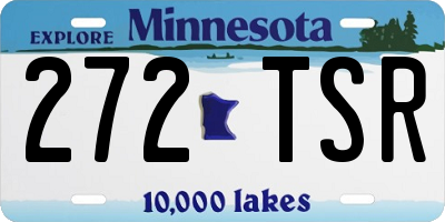 MN license plate 272TSR