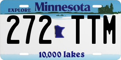 MN license plate 272TTM