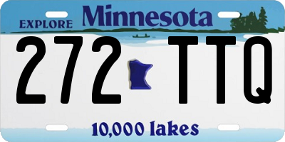 MN license plate 272TTQ