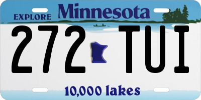 MN license plate 272TUI