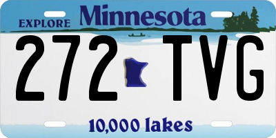 MN license plate 272TVG