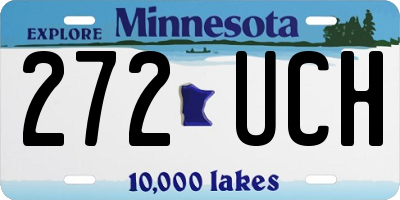 MN license plate 272UCH