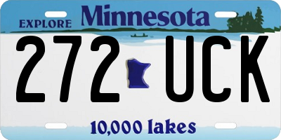 MN license plate 272UCK