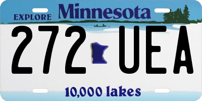 MN license plate 272UEA