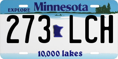 MN license plate 273LCH