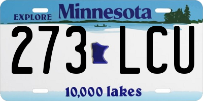 MN license plate 273LCU