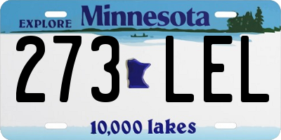 MN license plate 273LEL