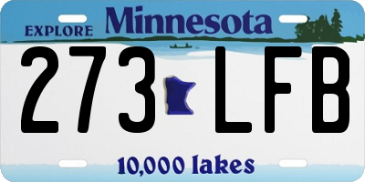 MN license plate 273LFB