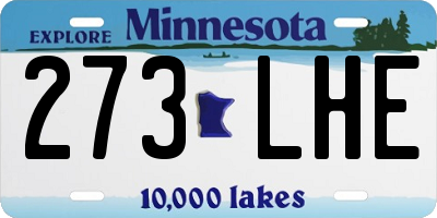MN license plate 273LHE