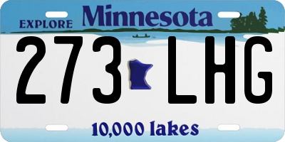 MN license plate 273LHG