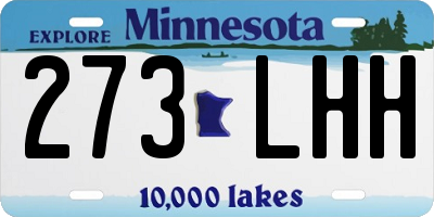 MN license plate 273LHH