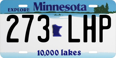 MN license plate 273LHP