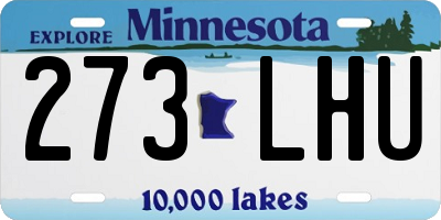 MN license plate 273LHU